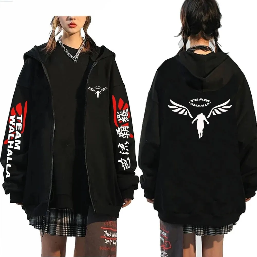 Unisex Anime Pullovers Tokyo Revengers Jacket Coat