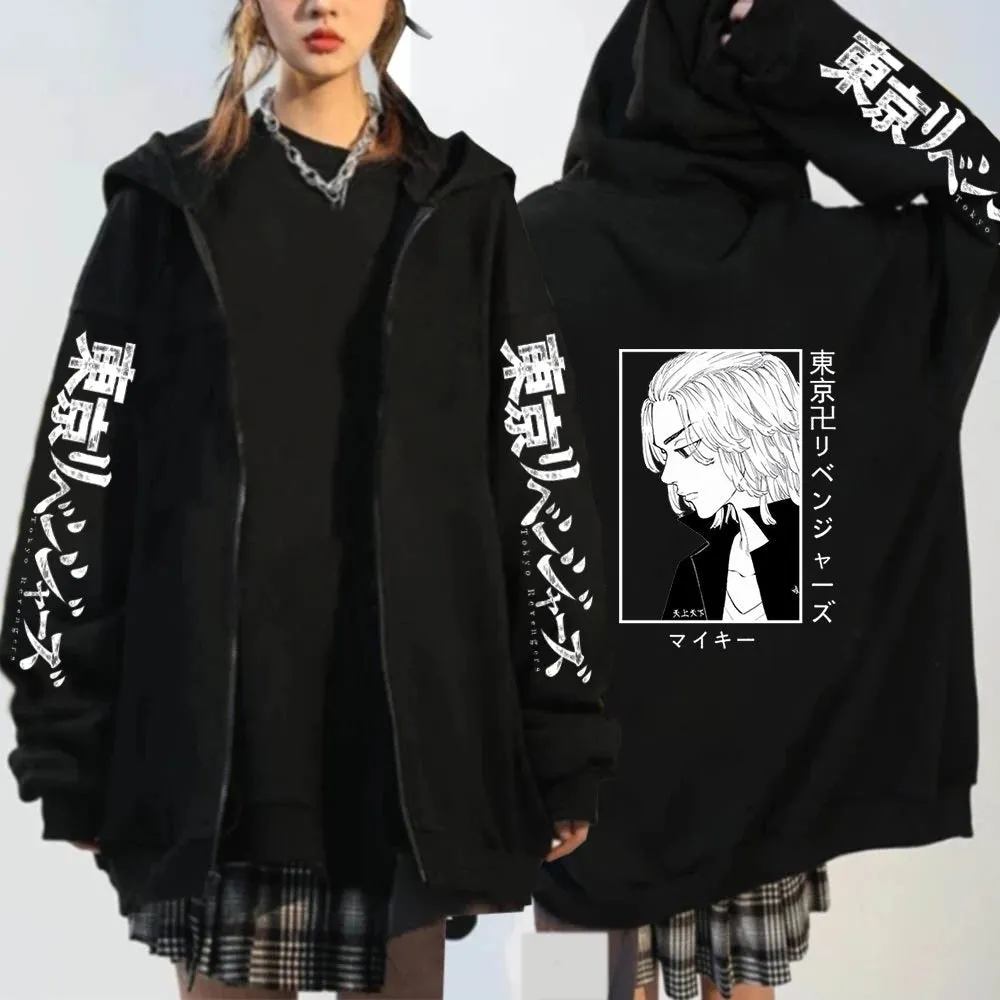 Unisex Anime Pullovers Tokyo Revengers Jacket Coat