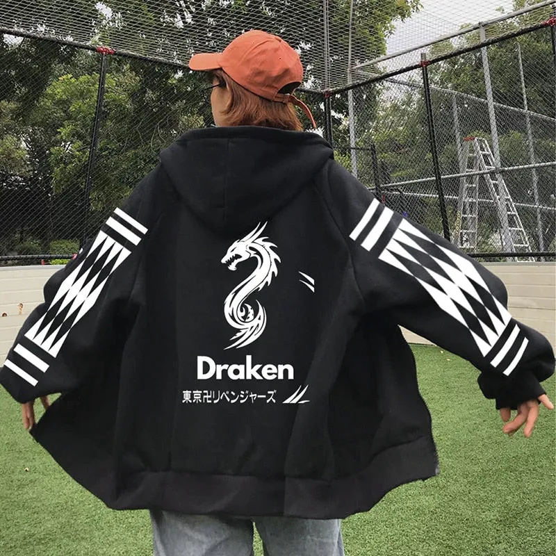 Unisex Anime Pullovers Tokyo Revengers Jacket Coat