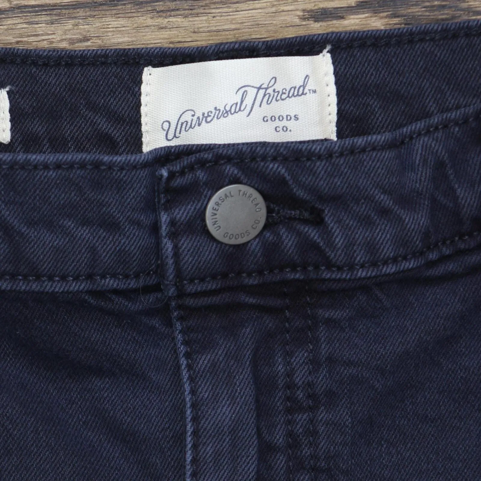 Universal Thread Women's High-Rise A-Line Midi Jean Shorts 84195387