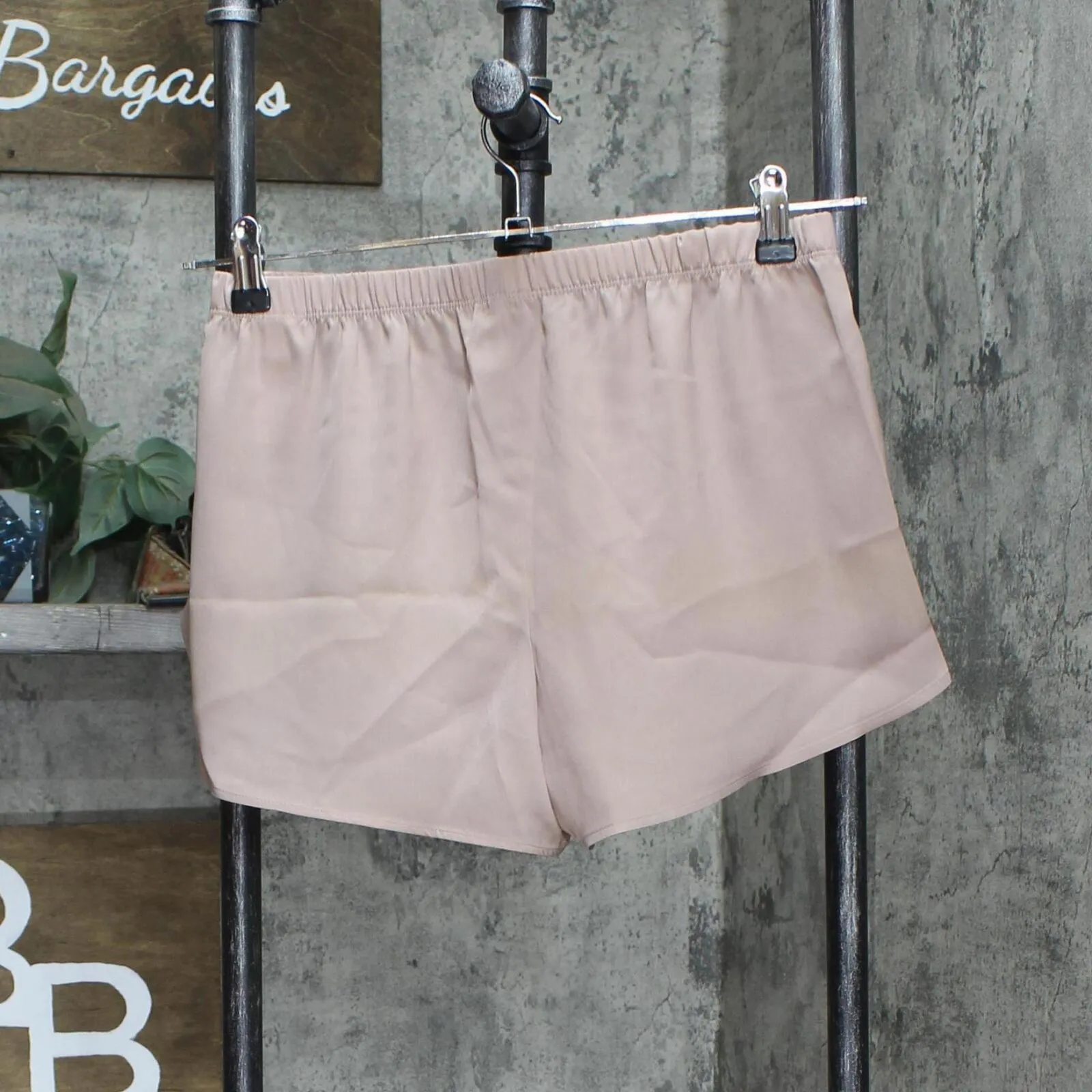 Upwest Womens Surplice Sleep Shorts Blush Pink XS