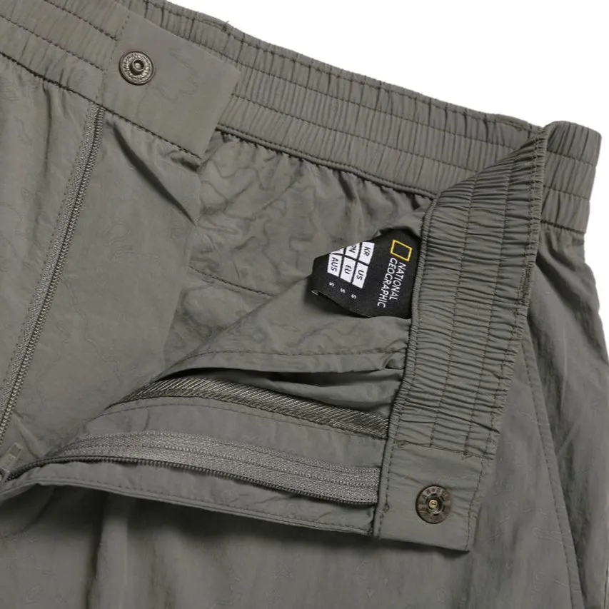 UTILITY ALLOVER SHORTS STONE GREY