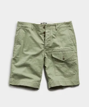 Utility Short in Olive