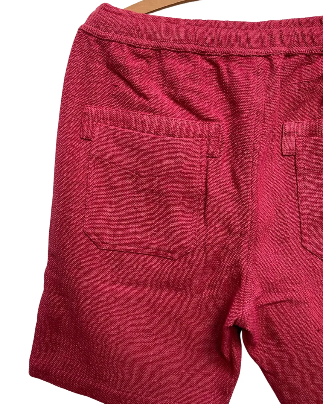 Utility Shorts in Pomegranate Nubby