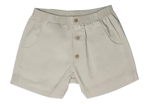 Utility stone shorts by Crew Kids