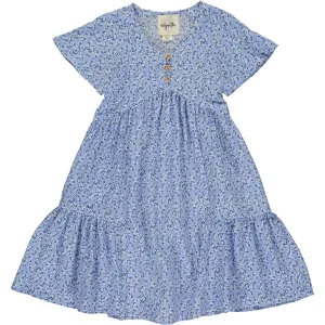 Vignette Wanda Dress in Blue Ditsy Floral