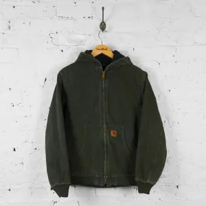 Vintage Carhartt Hooded Jacket - Khaki - S