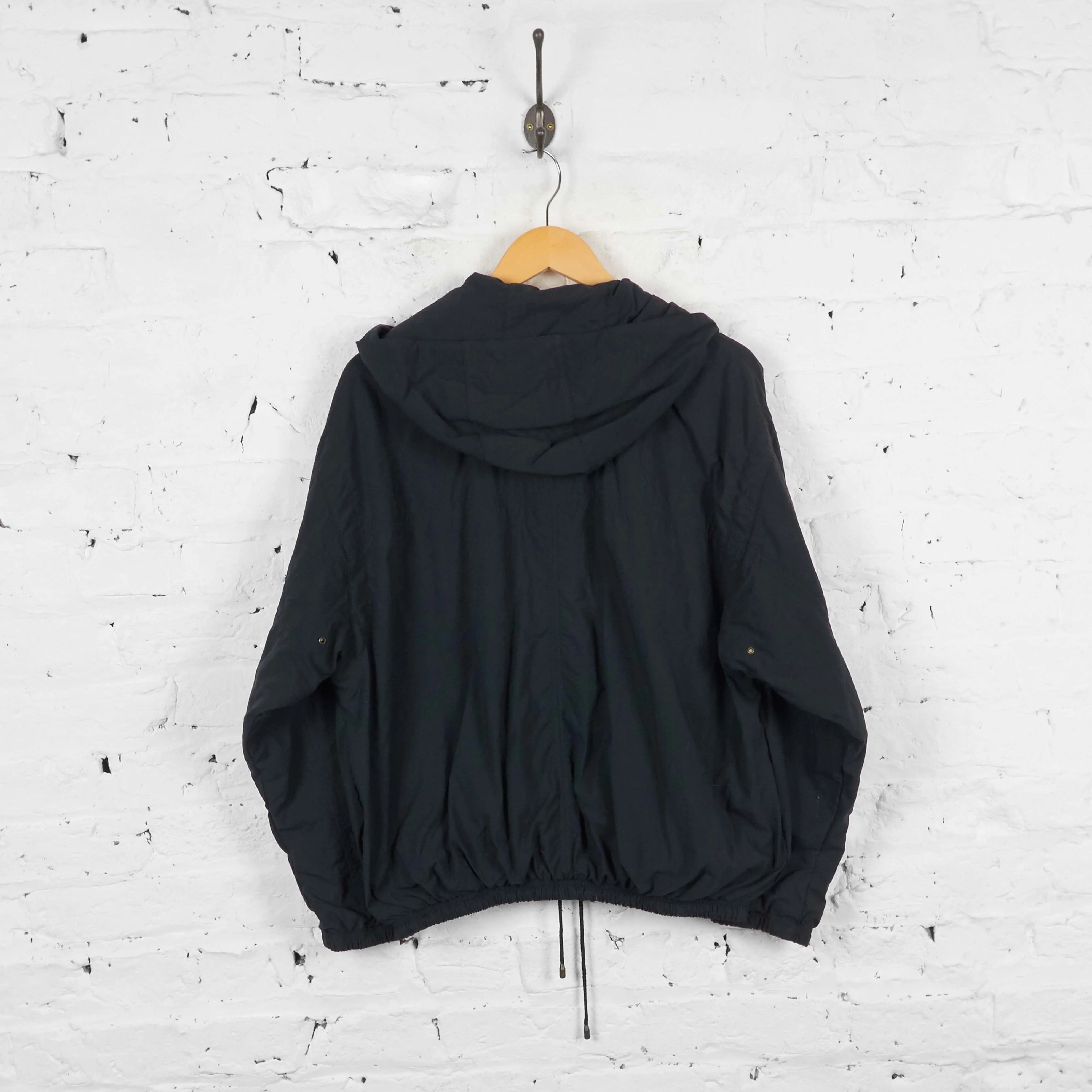 Vintage Nike Hooded Jacket - Black - M