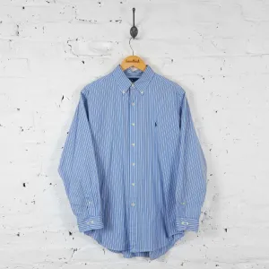 Vintage Ralph Lauren Striped Shirt - Blue - L