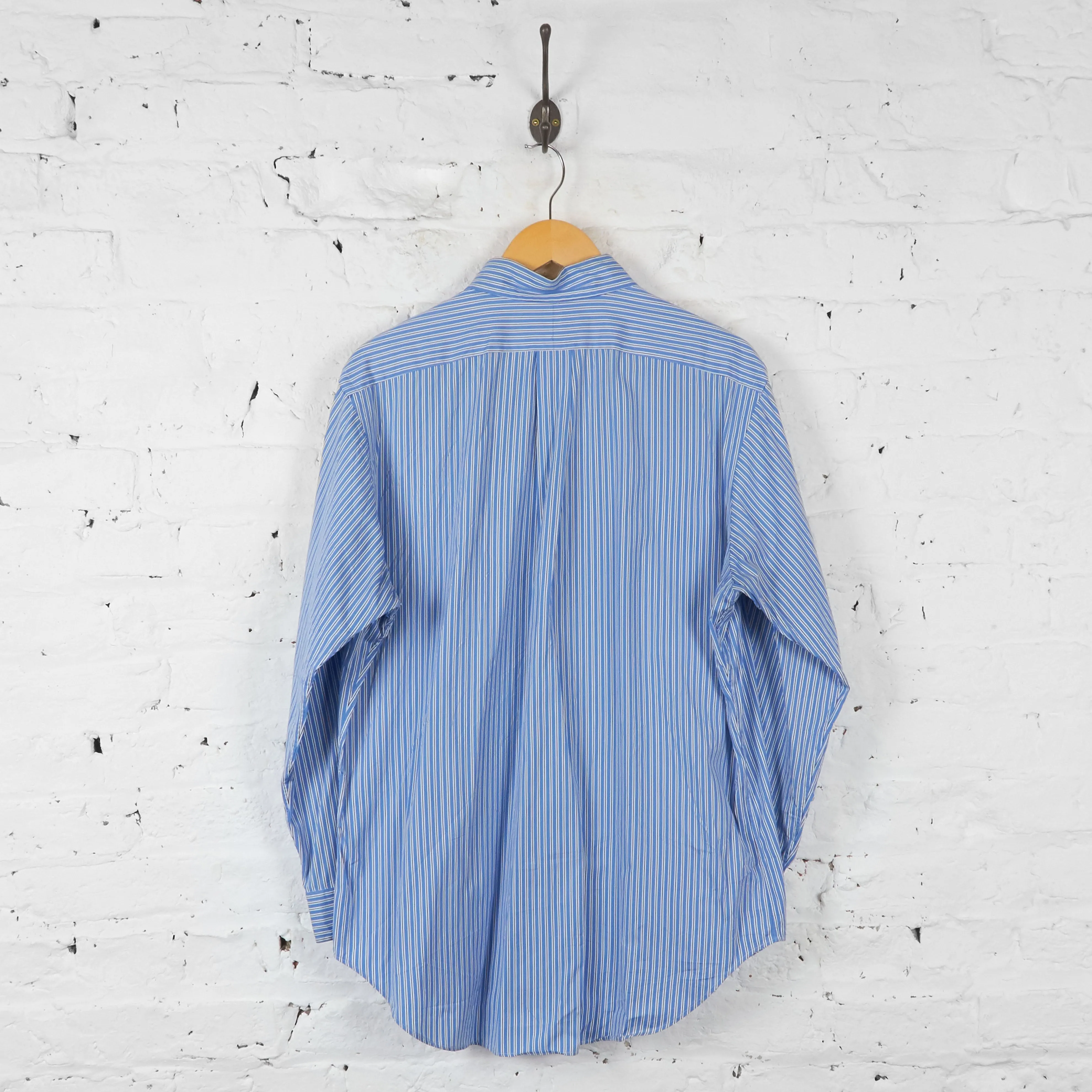 Vintage Ralph Lauren Striped Shirt - Blue - L