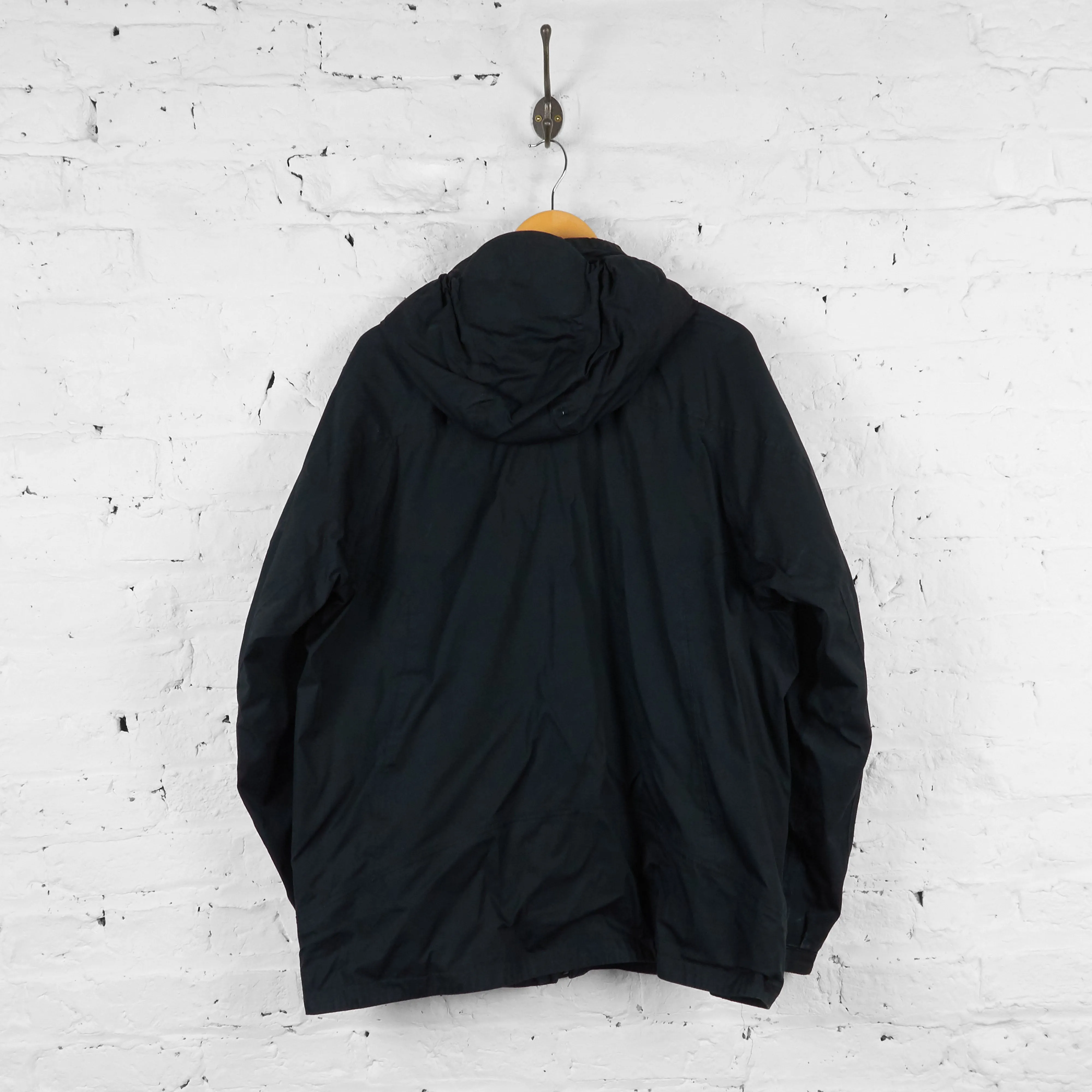 Vintage Timberland Hooded Coat - Black - XL