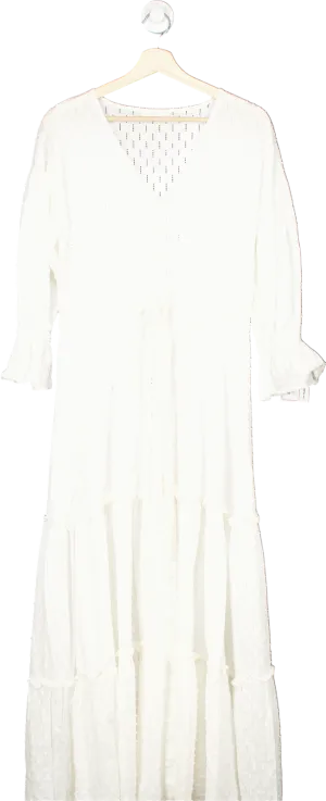Vita Grace White Long Dress UK S