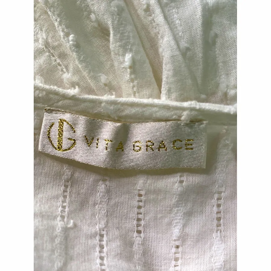 Vita Grace White Long Dress UK S