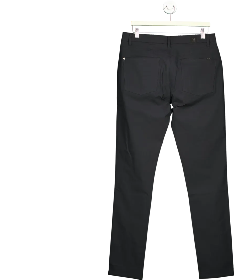 vuori Black Cascade Elastic Waist Trouser W32