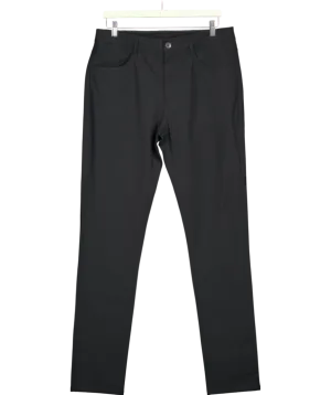 vuori Black Cascade Elastic Waist Trouser W32