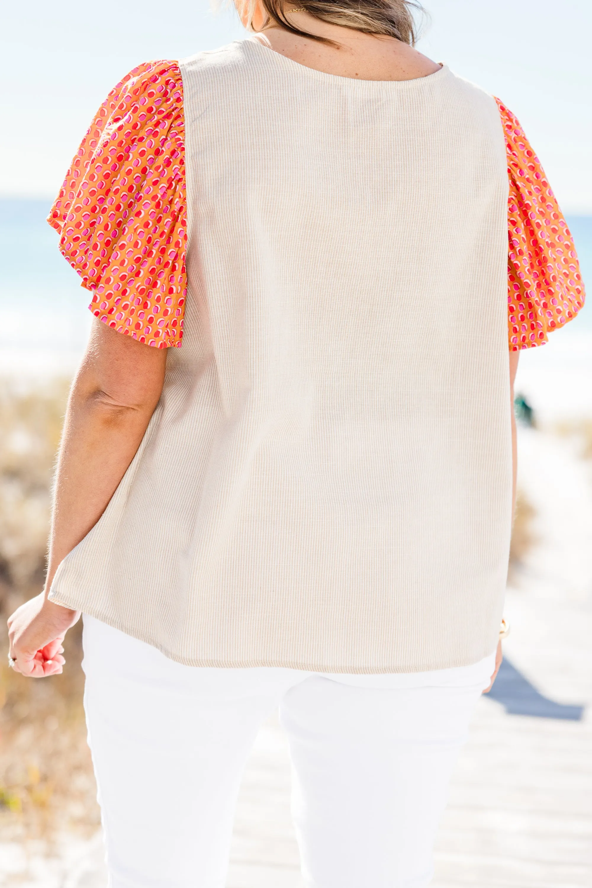 Wanderlust Bliss Top, Taupe