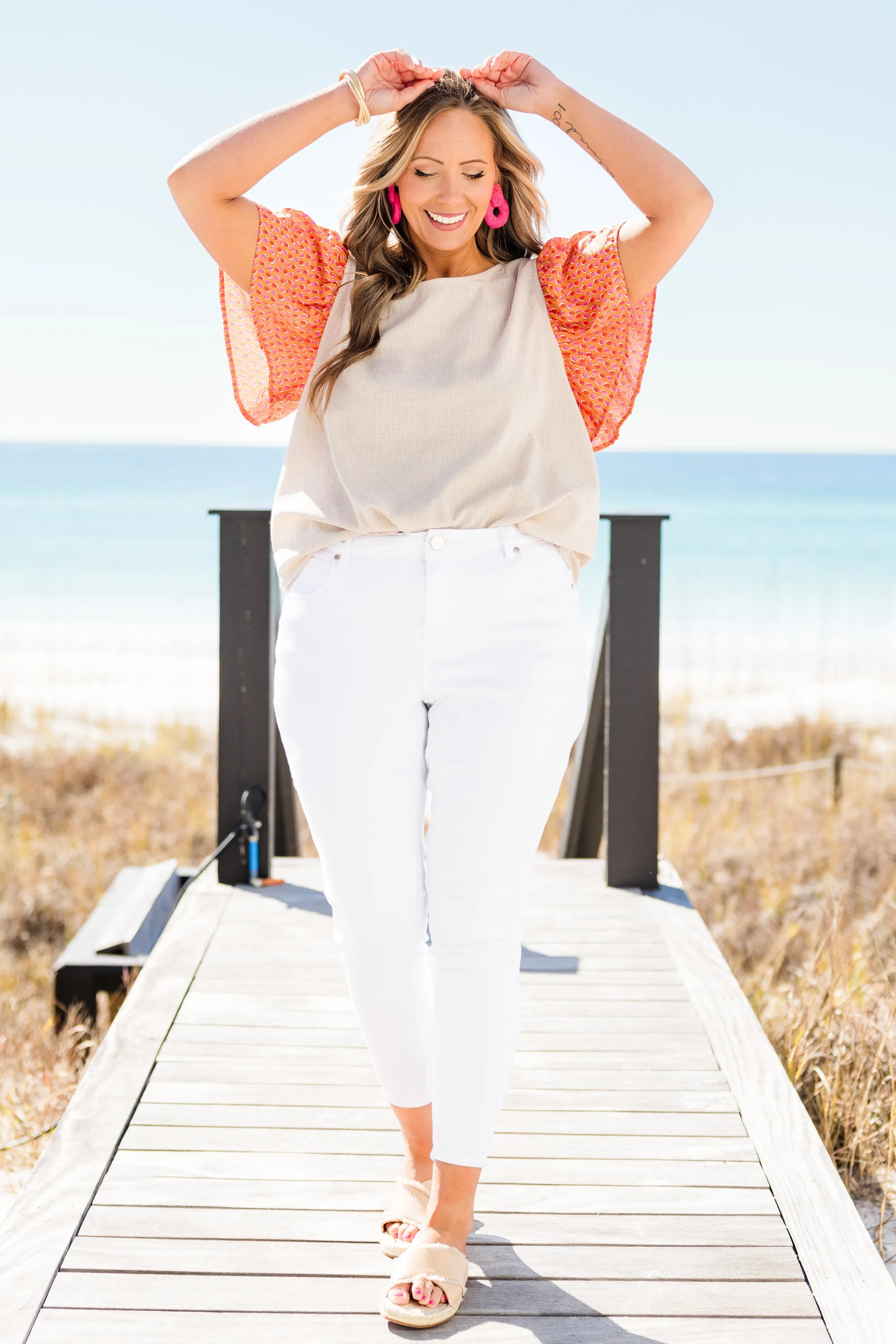 Wanderlust Bliss Top, Taupe