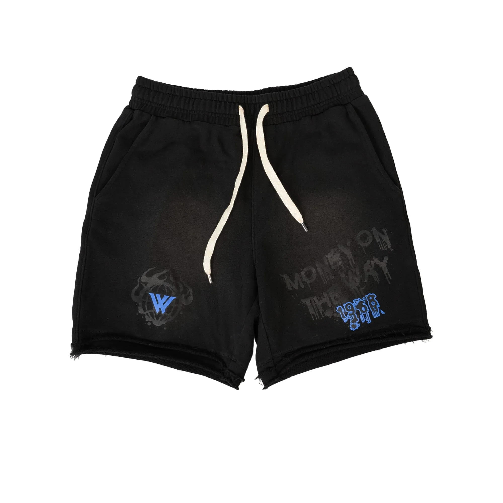 WATSON MONEY ON THE WAY COTTON SHORTS (BLACK)