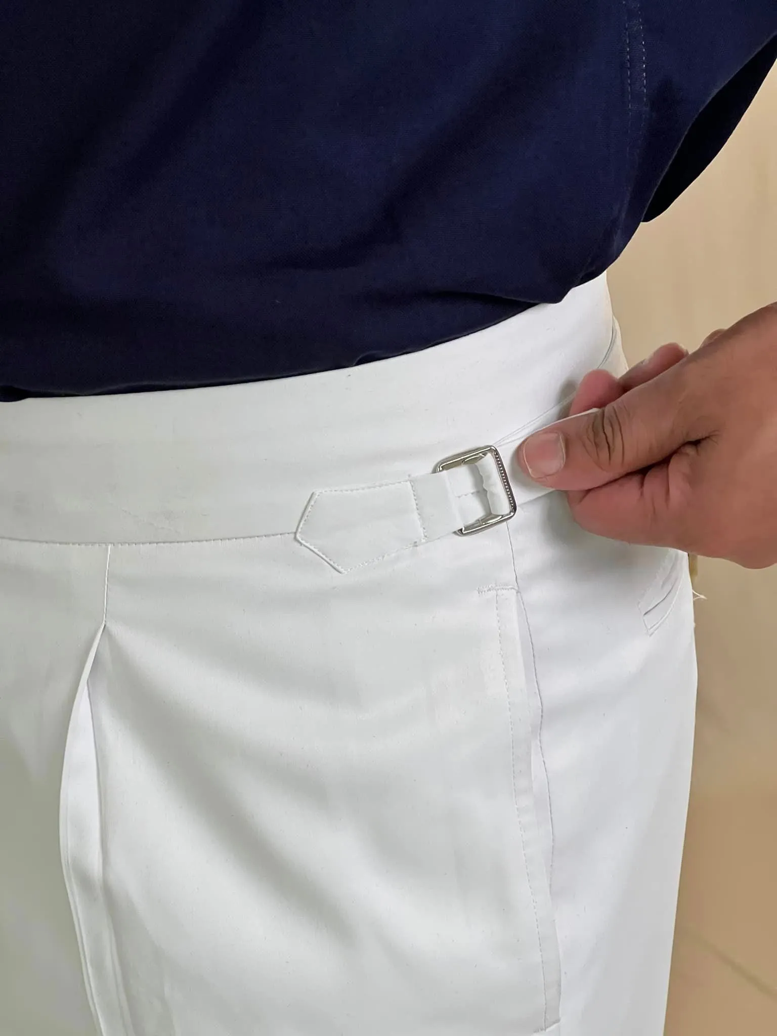 White Formal Trousers