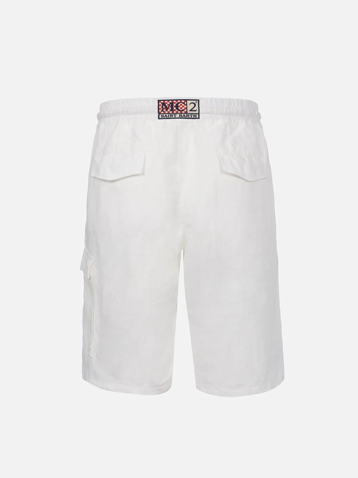 White linen bermuda Marseille