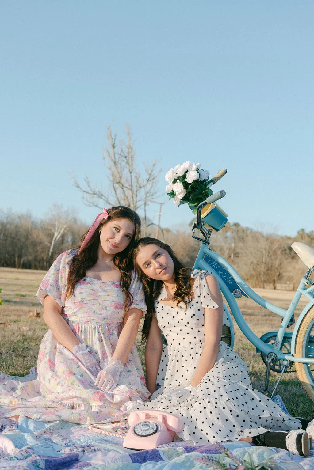 White Polka Dot Ruffle Maxi Dress