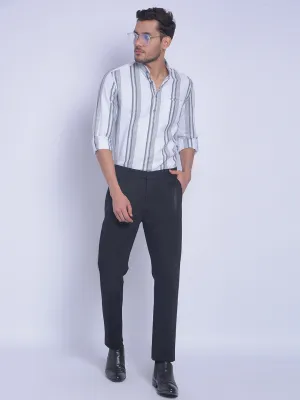 White Striped Shirt