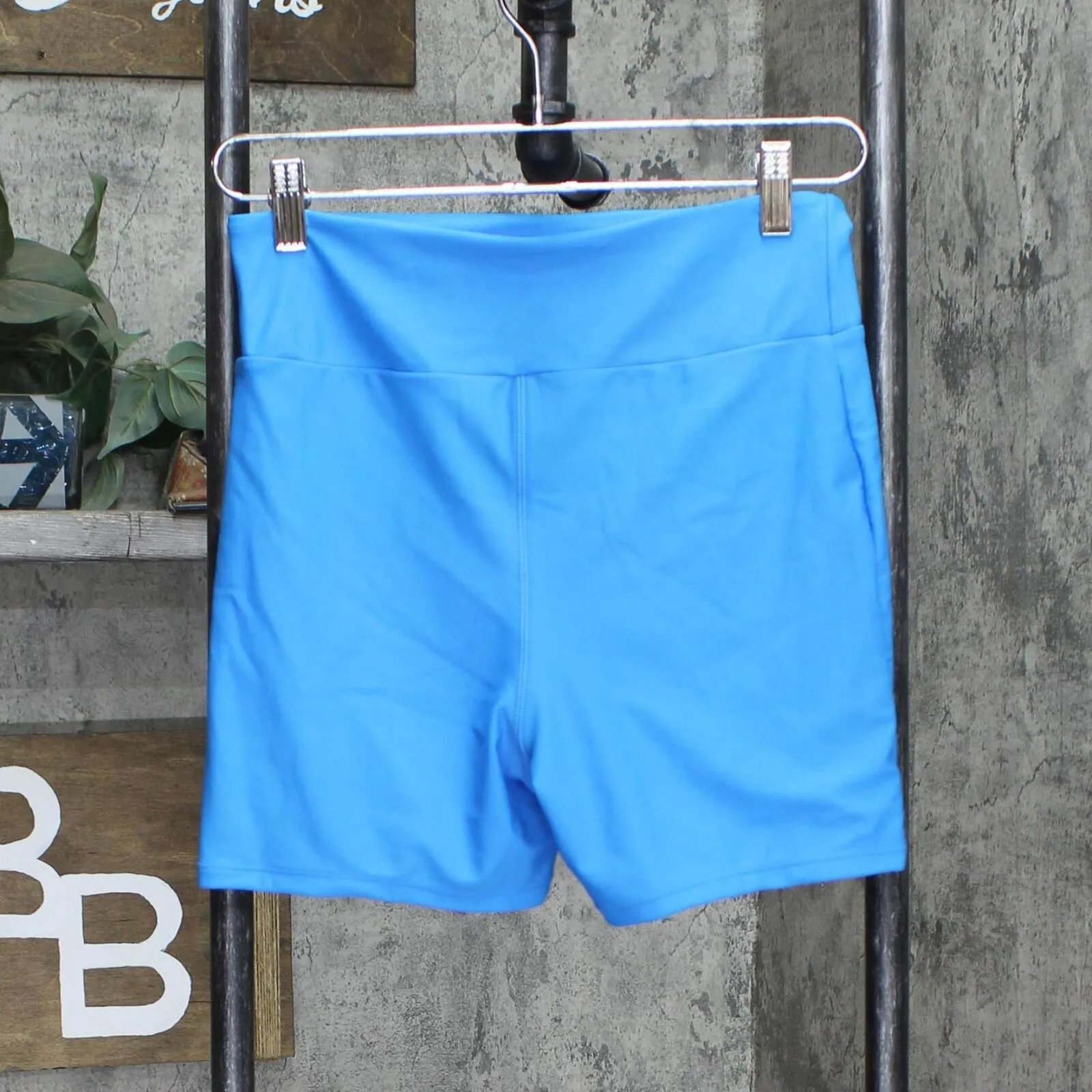 Wild Fable Womens Bike Shorts Bikini Bottom 87238051 Blue S