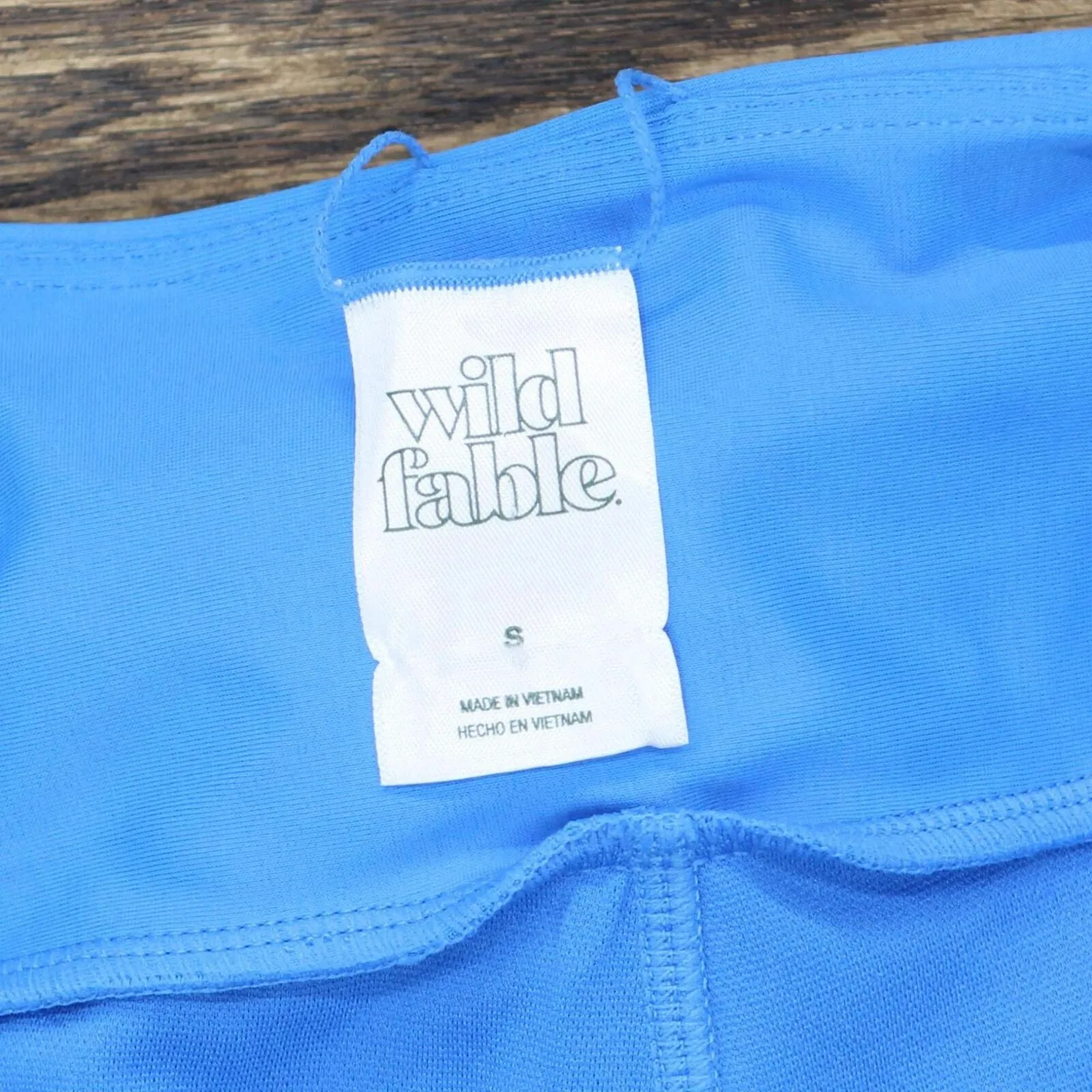Wild Fable Womens Bike Shorts Bikini Bottom 87238051 Blue S