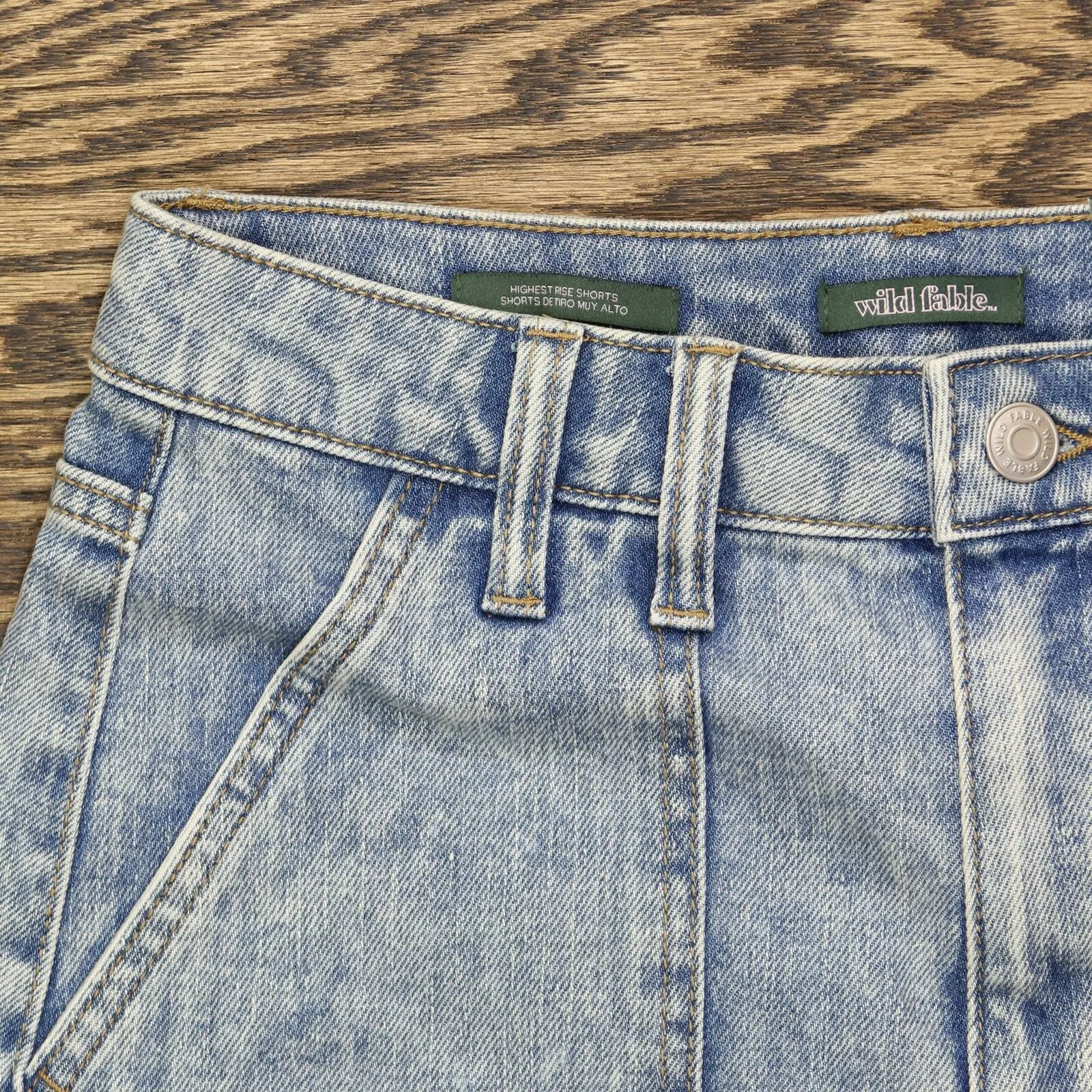 Wild Fable Women's High-Rise Utility Jean Shorts