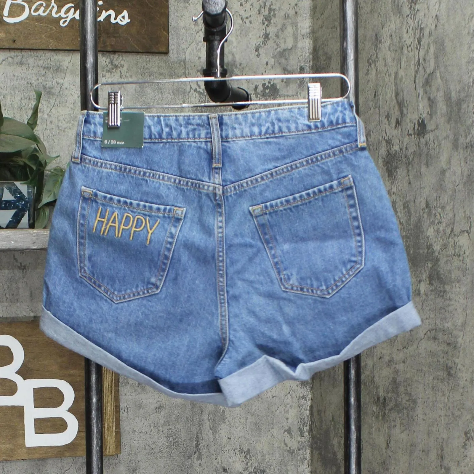 Wild Fable Womens Highest Rise Mom Denim Shorts 1667557b294ef1 Blue 6