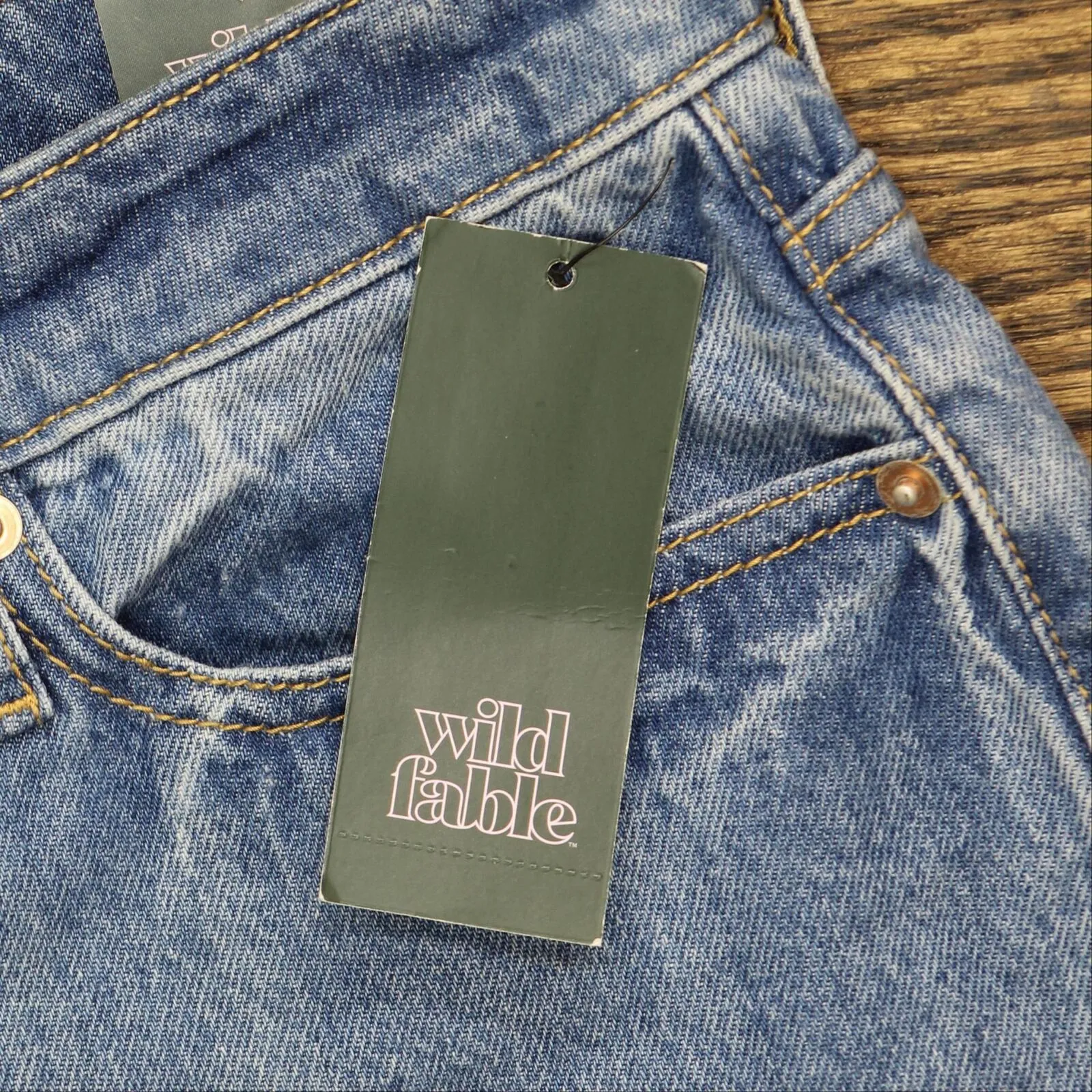 Wild Fable Womens Highest Rise Mom Denim Shorts 1667557b294ef1 Blue 6