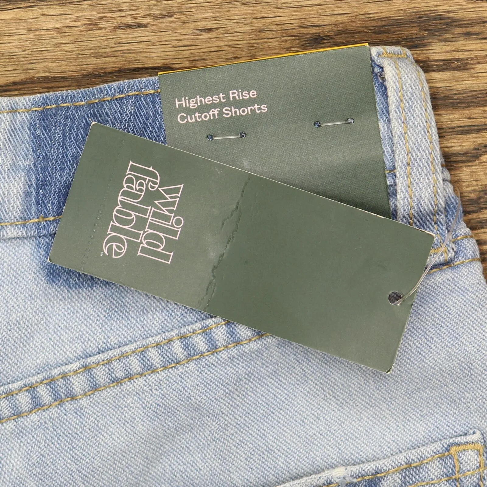 Wild Fable Women's Super-High Rise Cut-Off Jean Shorts