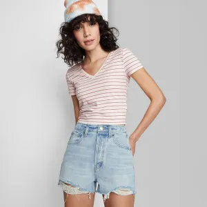 Wild Fable Women's Super-High Rise Cut-Off Jean Shorts