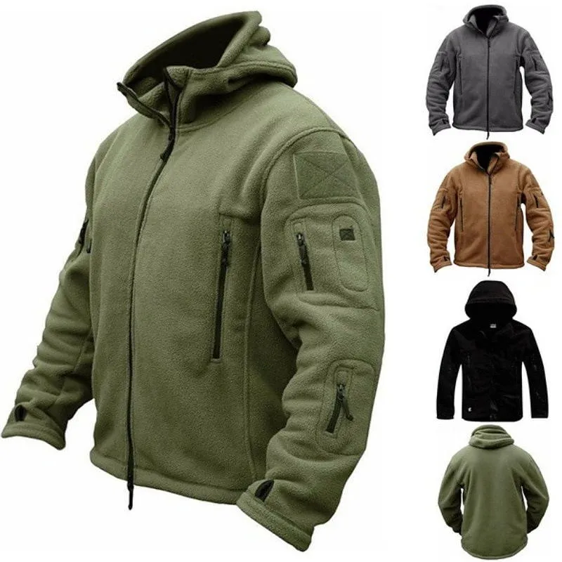 Winter Thermal Fleece Sports Hooded Coats