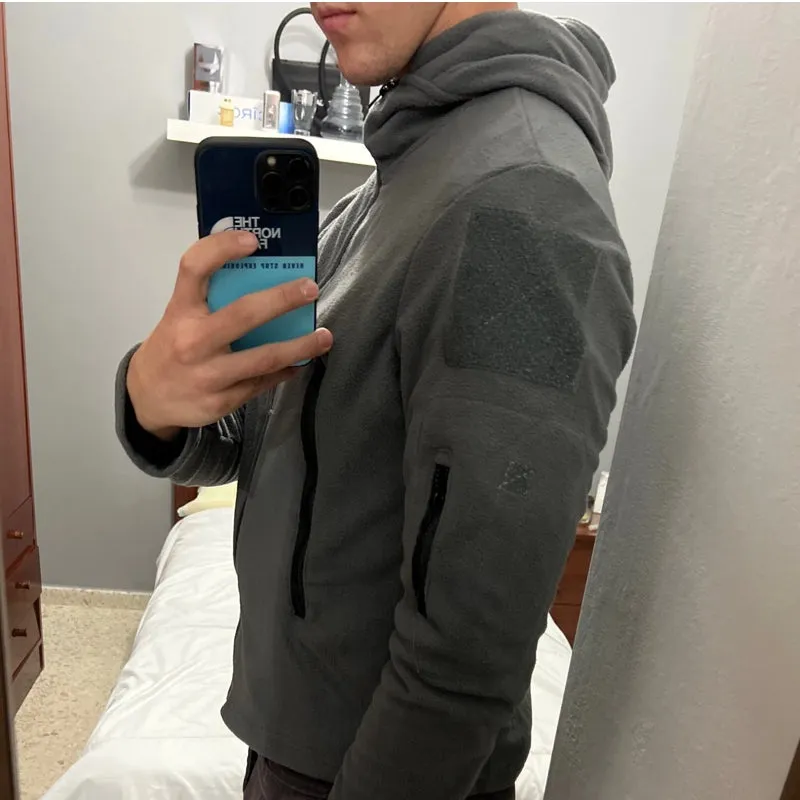 Winter Thermal Fleece Sports Hooded Coats