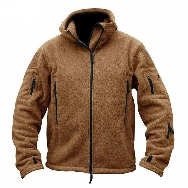 Winter Thermal Fleece Sports Hooded Coats