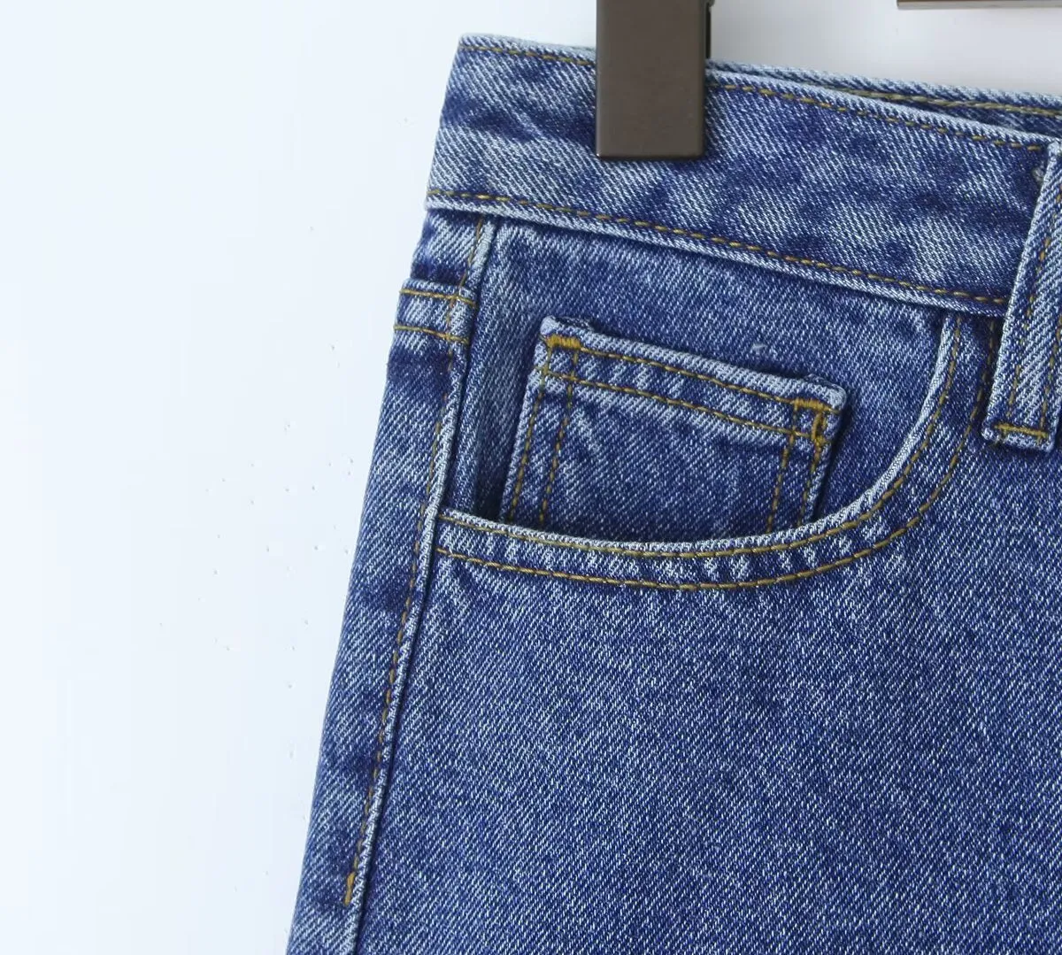 Women Denim Shorts Straight Solid Color Women Loose Casual Shorts