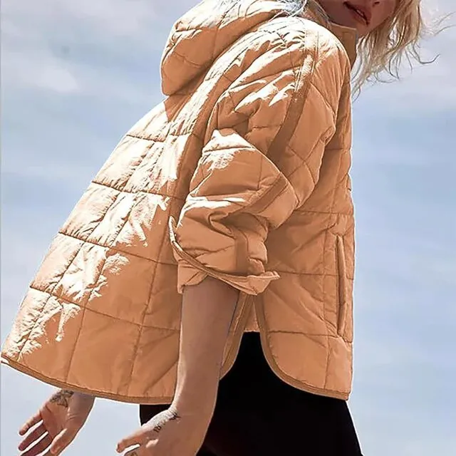 Women's Autumn Winter Padded Jacket Long Sleeve Hooded Pullovers