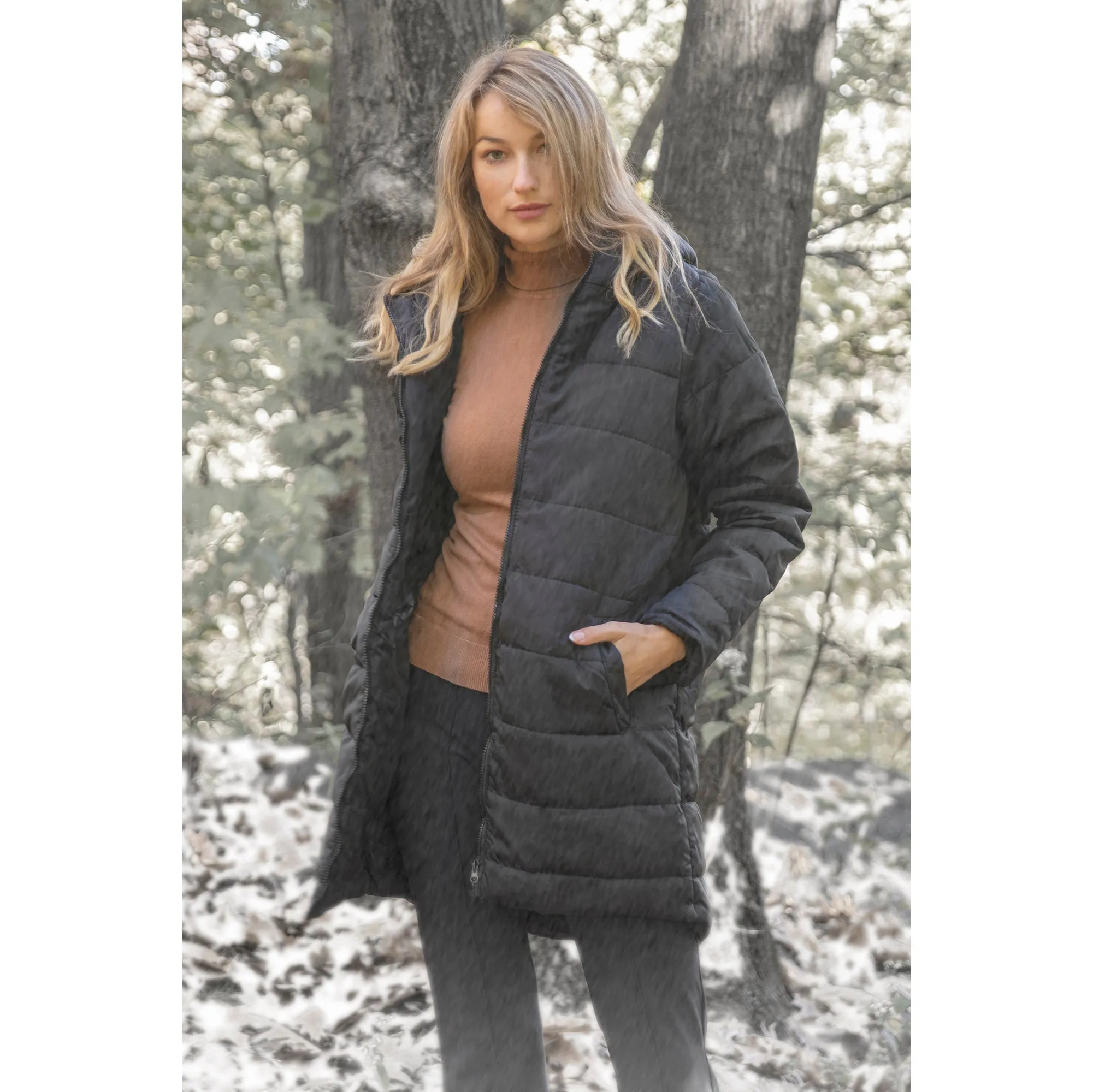 Women's Hooded Puffer Winter Coat Wholesale