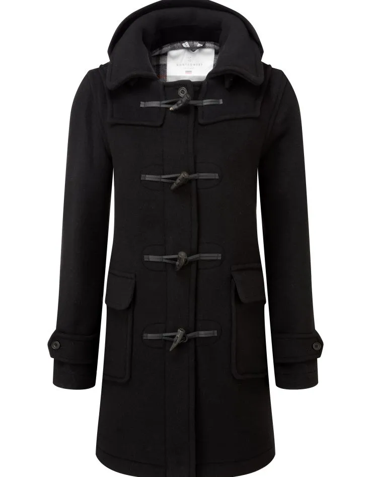 Women's London Classic Fit Duffle Coat - Black