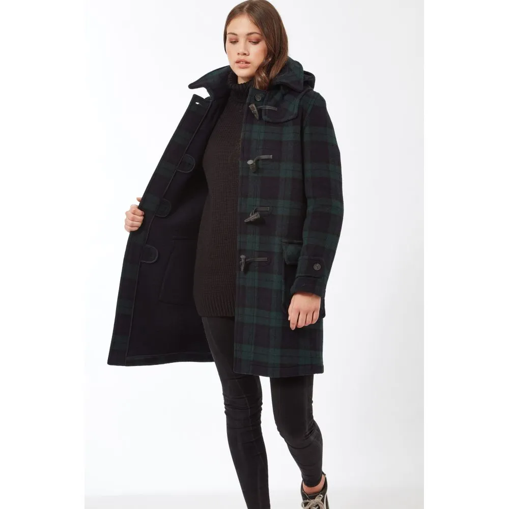 Women's London Classic Fit Duffle Coat - Blackwatch