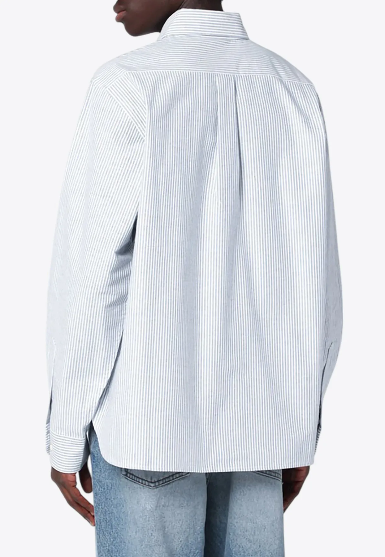 X Brooks Brothers Striped Logo Shirt