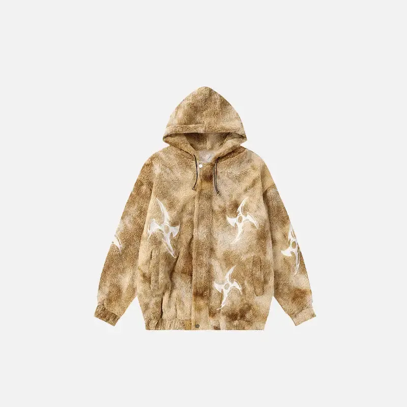 Y2K Soft Hooded Fleece Winter Jacket for Cozy Style