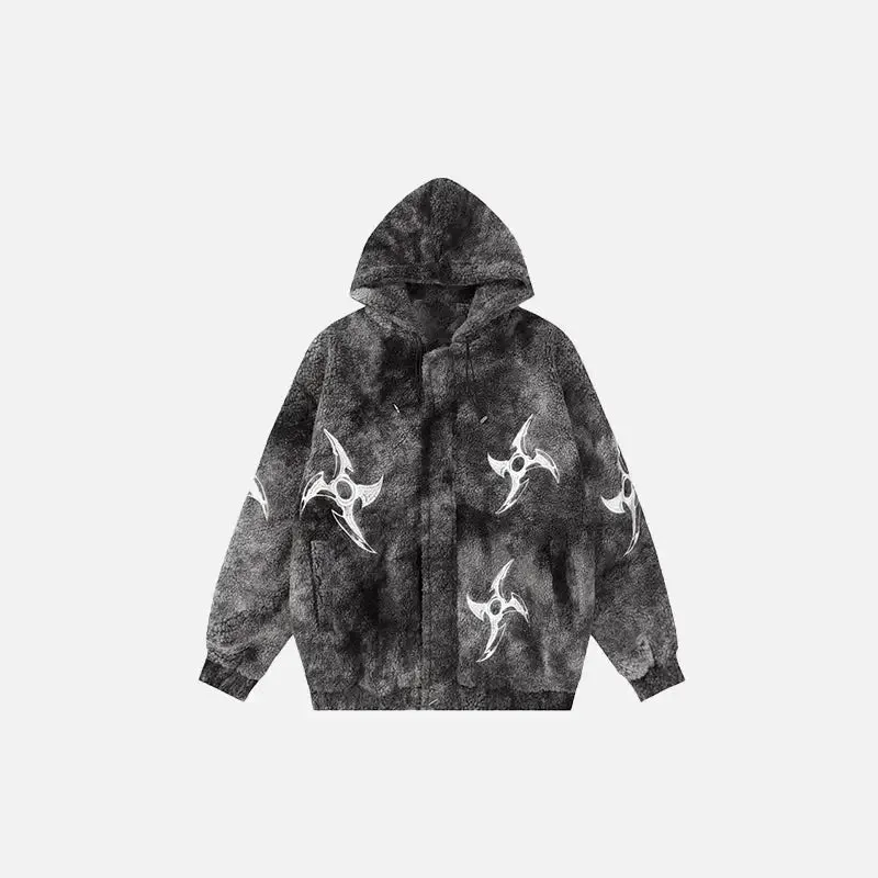 Y2K Soft Hooded Fleece Winter Jacket for Cozy Style
