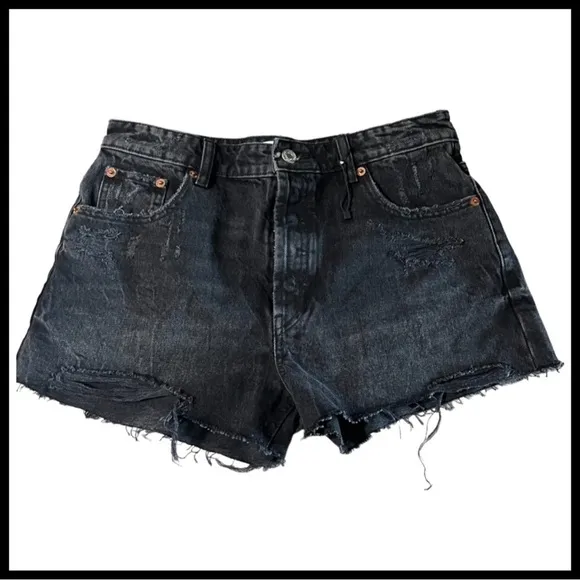 ZARA NWT High Rise Jean Short