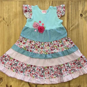 ZaZa Couture Cherry Blossom Floral Dress