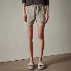 Zip Pocket Utility Short - Mineral Pigment
