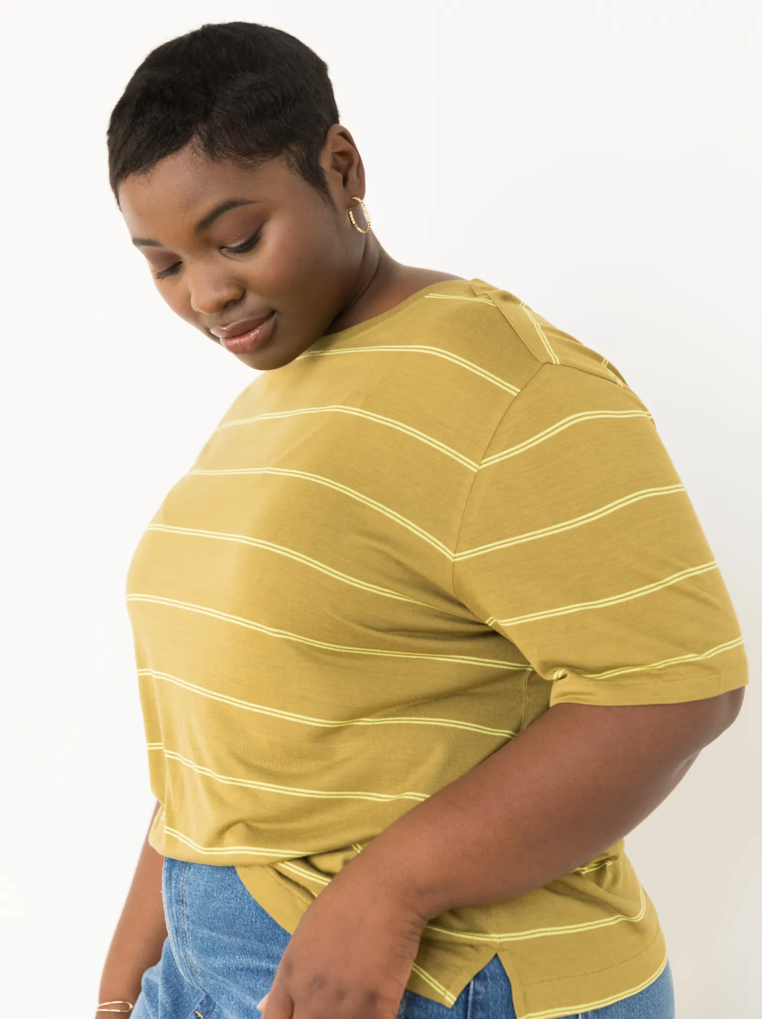 Zoe Drapey Boyfriend Tee
